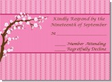 Cherry Blossom - Bridal Shower Response Cards