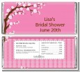 Cherry Blossom - Personalized Baby Shower Candy Bar Wrappers thumbnail