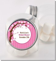 Cherry Blossom - Personalized Bridal Shower Candy Jar