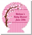 Cherry Blossom - Personalized Baby Shower Centerpiece Stand thumbnail