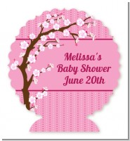 Cherry Blossom - Personalized Baby Shower Centerpiece Stand