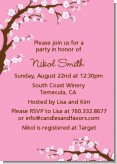 Cherry Blossom - Baby Shower Invitations