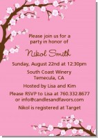 Cherry Blossom - Baby Shower Invitations