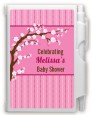 Cherry Blossom - Baby Shower Personalized Notebook Favor thumbnail