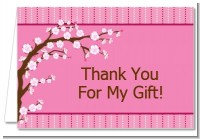 Cherry Blossom - Baby Shower Thank You Cards