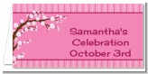 Cherry Blossom - Personalized Baby Shower Place Cards