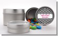 Chevron Black - Custom Birthday Party Favor Tins thumbnail