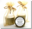 Chevron Gray - Birthday Party Gold Tin Candle Favors thumbnail