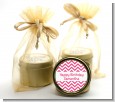 Chevron Pink - Birthday Party Gold Tin Candle Favors thumbnail