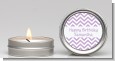 Chevron Purple - Birthday Party Candle Favors thumbnail
