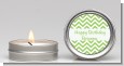 Chevron Sage Green - Birthday Party Candle Favors thumbnail