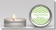 Chevron Sage Green - Birthday Party Candle Favors thumbnail