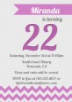 Chevron Sparkle - Birthday Party Invitations thumbnail