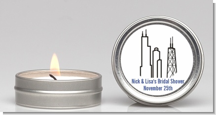 Chicago - Bridal Shower Candle Favors