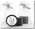 Chicago - Bridal Shower Black Candle Tin Favors thumbnail