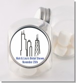 Chicago - Personalized Bridal Shower Candy Jar