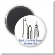 Chicago - Personalized Bridal Shower Magnet Favors thumbnail