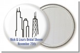 Chicago - Personalized Bridal Shower Pocket Mirror Favors