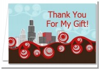 Chicago Skyline - Bridal Shower Thank You Cards