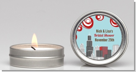 Chicago Skyline - Bridal Shower Candle Favors