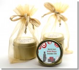 Chicago Skyline - Bridal Shower Gold Tin Candle Favors