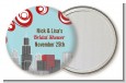 Chicago Skyline - Personalized Bridal Shower Pocket Mirror Favors thumbnail