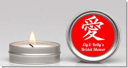 Chinese Love Symbol - Bridal Shower Candle Favors