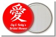 Chinese Love Symbol - Personalized Bridal Shower Pocket Mirror Favors thumbnail