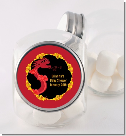 Chinese New Year Dragon - Personalized Baby Shower Candy Jar
