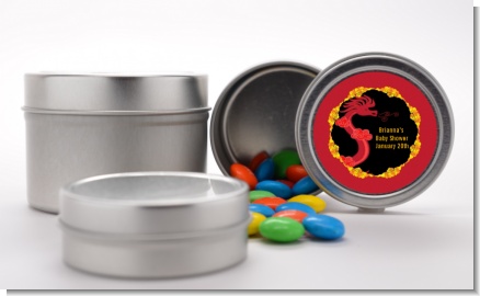 Chinese New Year Dragon - Custom Baby Shower Favor Tins