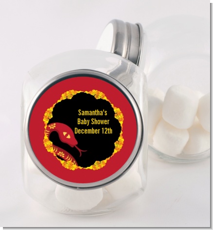 Chinese New Year Snake - Personalized Baby Shower Candy Jar