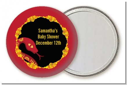 Chinese New Year Snake - Personalized Baby Shower Pocket Mirror Favors
