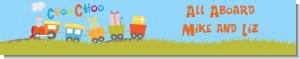 Choo Choo Train - Personalized Baby Shower Banners