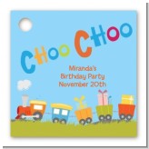 Choo Choo Train - Personalized Birthday Party Card Stock Favor Tags