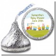 Choo Choo Train - Hershey Kiss Birthday Party Sticker Labels thumbnail