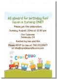 Choo Choo Train - Birthday Party Petite Invitations