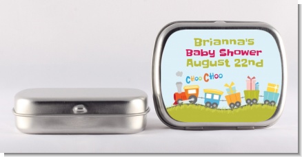 Choo Choo Train - Personalized Baby Shower Mint Tins