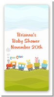 Choo Choo Train - Custom Rectangle Baby Shower Sticker/Labels