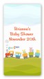 Choo Choo Train - Custom Rectangle Baby Shower Sticker/Labels thumbnail