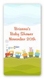 Choo Choo Train - Custom Rectangle Baby Shower Sticker/Labels