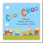 Choo Choo Train - Personalized Baby Shower Card Stock Favor Tags