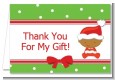 Christmas Baby African American - Baby Shower Thank You Cards thumbnail