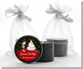 Christmas Boy - Christmas Black Candle Tin Favors
