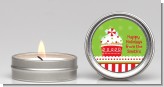 Christmas Cupcake - Christmas Candle Favors