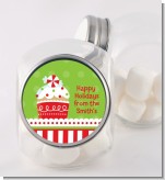 Christmas Cupcake - Personalized Christmas Candy Jar