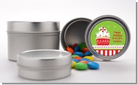 Christmas Cupcake - Custom Christmas Favor Tins