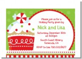 Christmas Cupcake - Christmas Petite Invitations