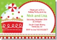 Christmas Cupcake - Christmas Invitations thumbnail