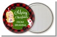 Christmas Girl - Personalized Christmas Pocket Mirror Favors thumbnail