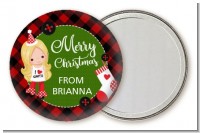 Christmas Girl - Personalized Christmas Pocket Mirror Favors